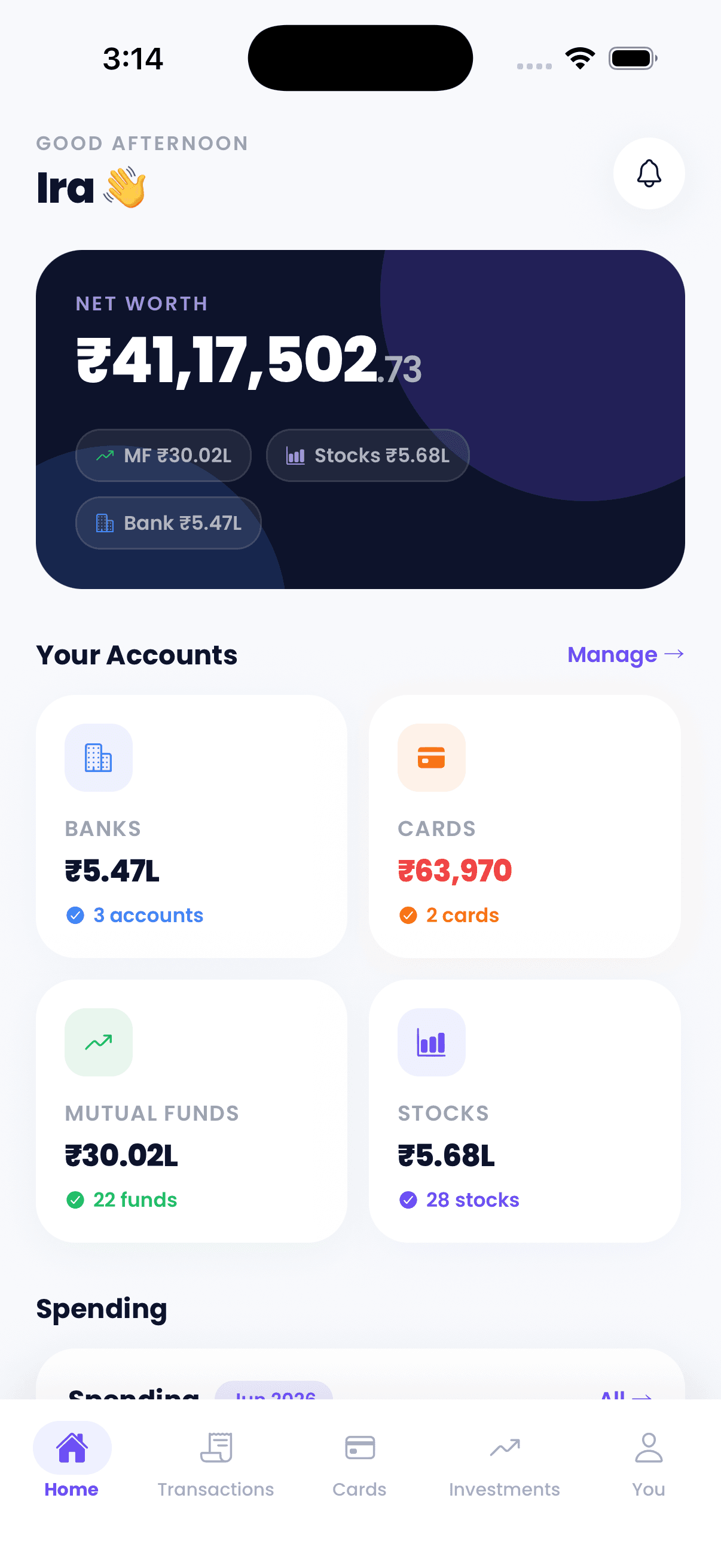 Net worth in a single number